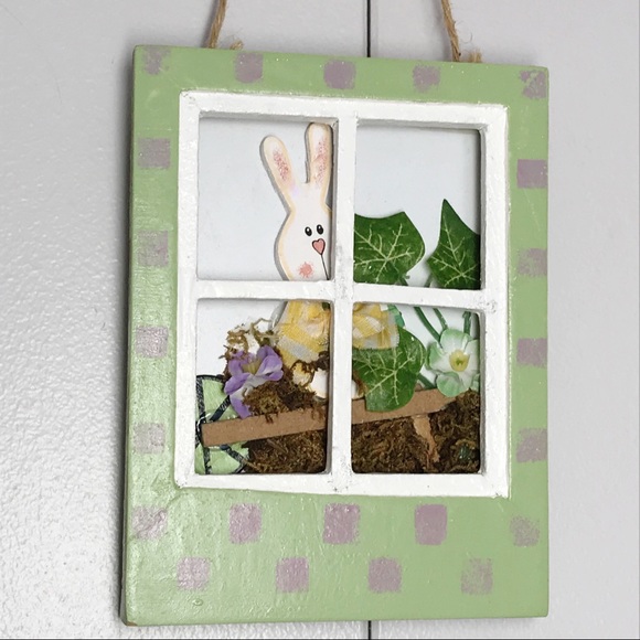 Easter Bunny Shadowbox Decor NEW - Picture 2 of 4